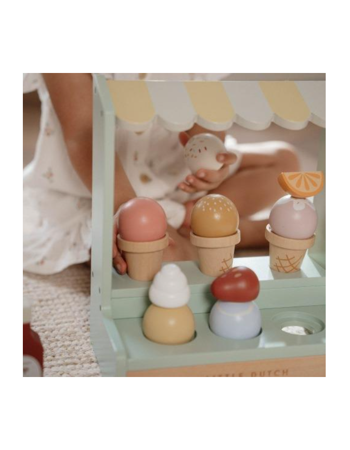 Stand de Glaces en Bois Little Dutch | Jeu d'Imitation Enfant
