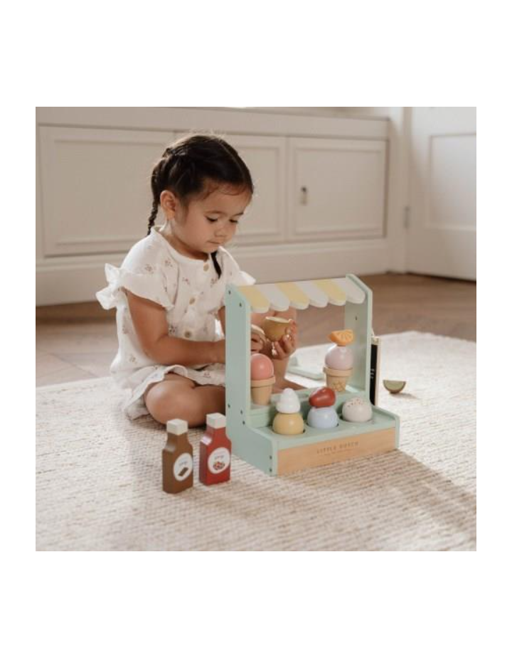 Stand de Glaces en Bois Little Dutch | Jeu d'Imitation Enfant