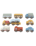 Ensemble de Véhicules en Bois Little Dutch | Jouets de Ville Dès 2 Ans