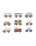 Ensemble de Véhicules en Bois Little Dutch | Jouets de Ville Dès 2 Ans