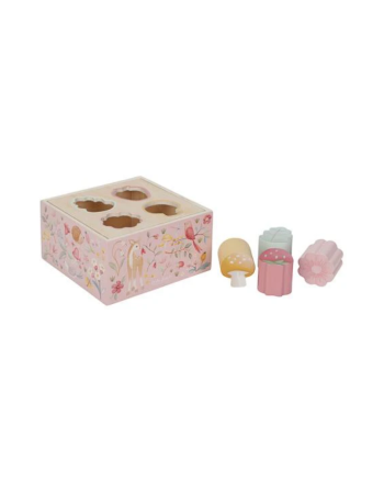 Boîte à Formes Fairy Garden Little Dutch | Jeu d'Éveil en Bois Dès 18 Mois