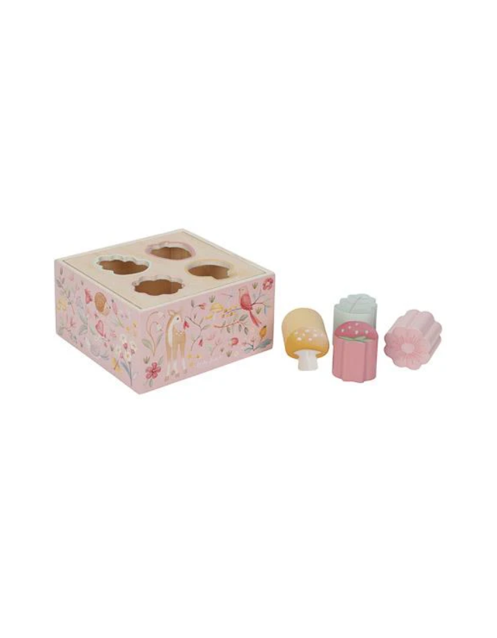 Boîte à Formes Fairy Garden Little Dutch | Jeu d'Éveil en Bois Dès 18 Mois