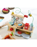 Cuisine d’Éveil en Bois Multi-Activités Vilac | Jeu d’Imitation Dès 18 Mois