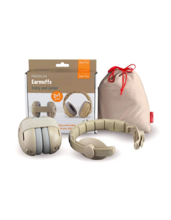 Casque Antibruit Évolutif Zazu Beige | Protection Auditive Bébé et Enfant