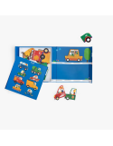 Jeu Magnétique Les Véhicules Les Popipop Moulin Roty | Jeu Éducatif Enfants Dès 3 ans