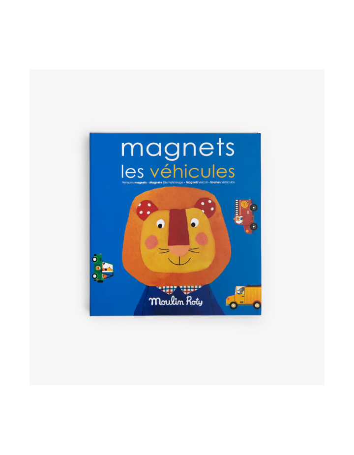 Jeu Magnétique Les Véhicules Les Popipop Moulin Roty | Jeu Éducatif Enfants Dès 3 ans