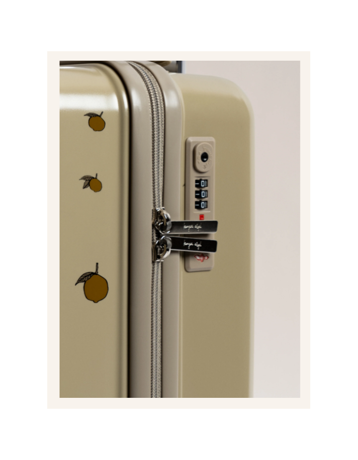 Valise Cabine Enfant Travel Suitcase Konges Sløjd Lemon | 25L
