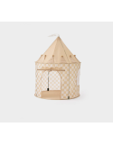 Tente de jeu jaune à carreaux Kids Concept