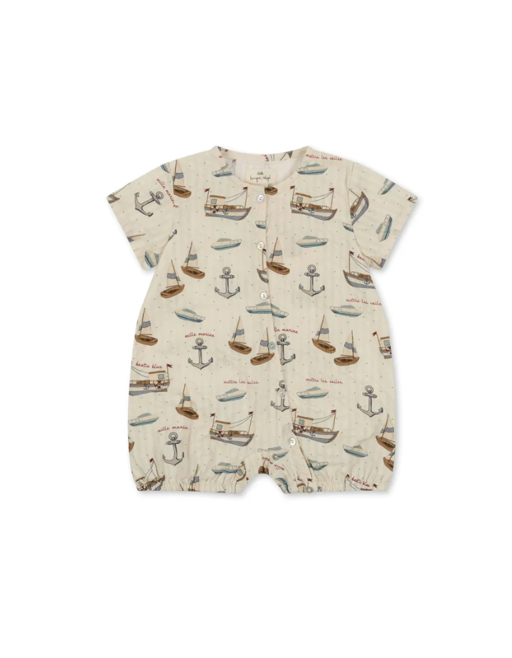 Combinaison Ace GOTS Sail Away Konges Sløjd en coton biologique