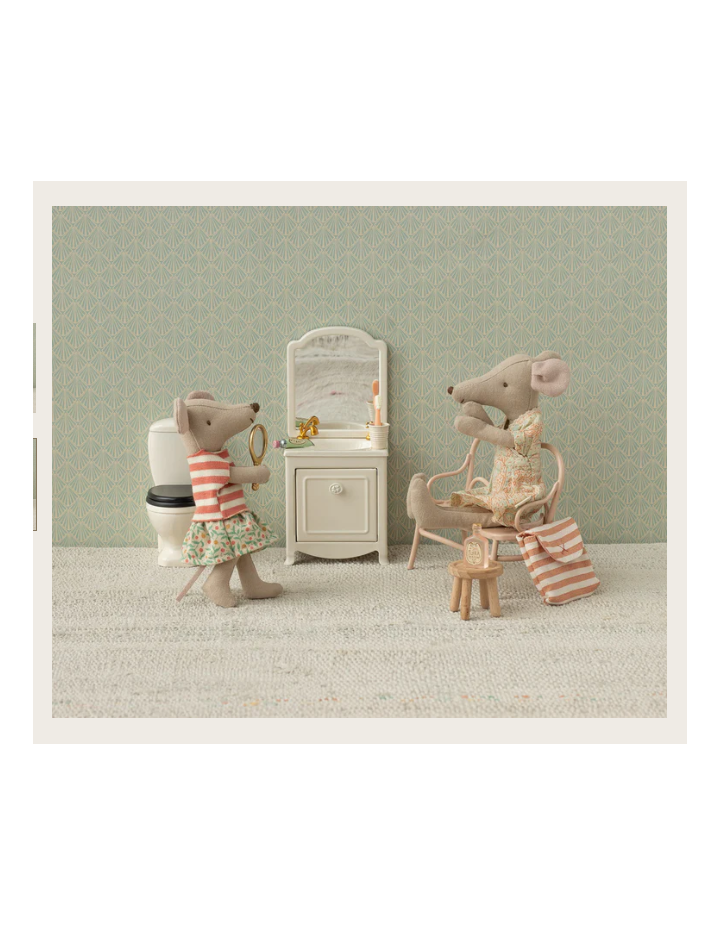 Souris Grande Sœur Tricycle Verte Maileg