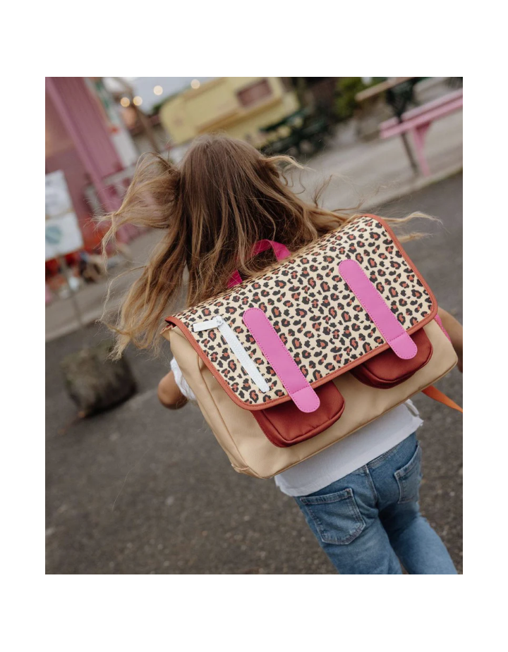 Cartable enfant Léopard #7 Hello Hossy – Maternelle & Primaire