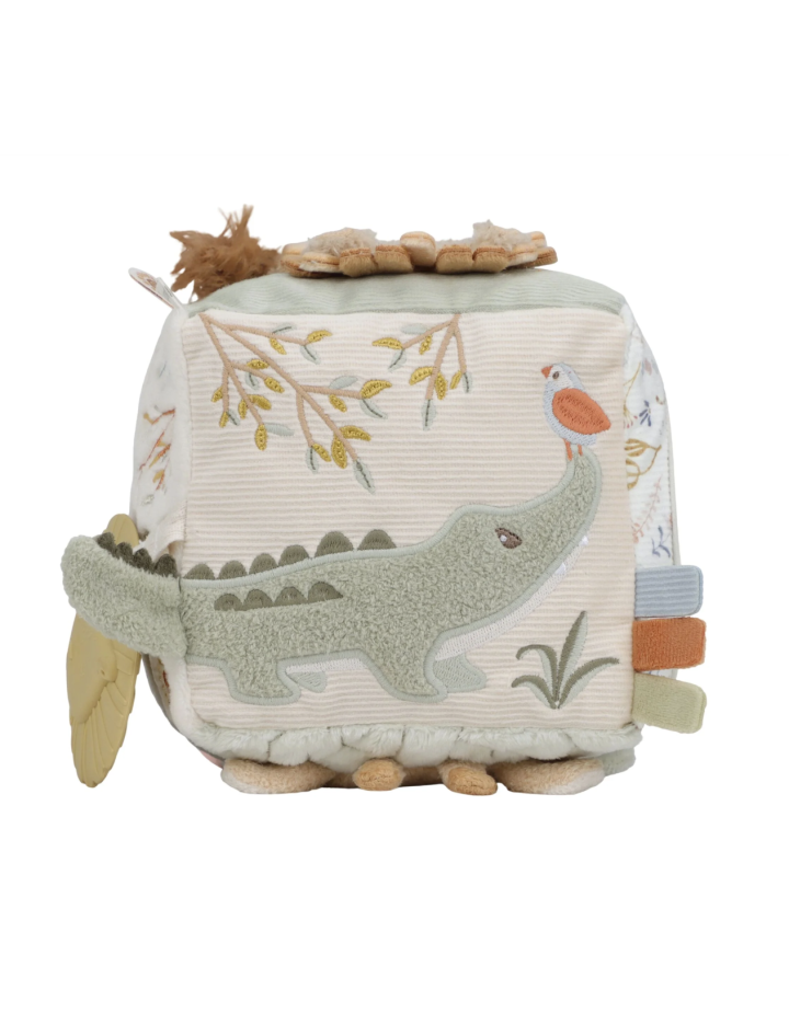 Cube d'activités Little Dutch – Jouet d'éveil bébé en tissu