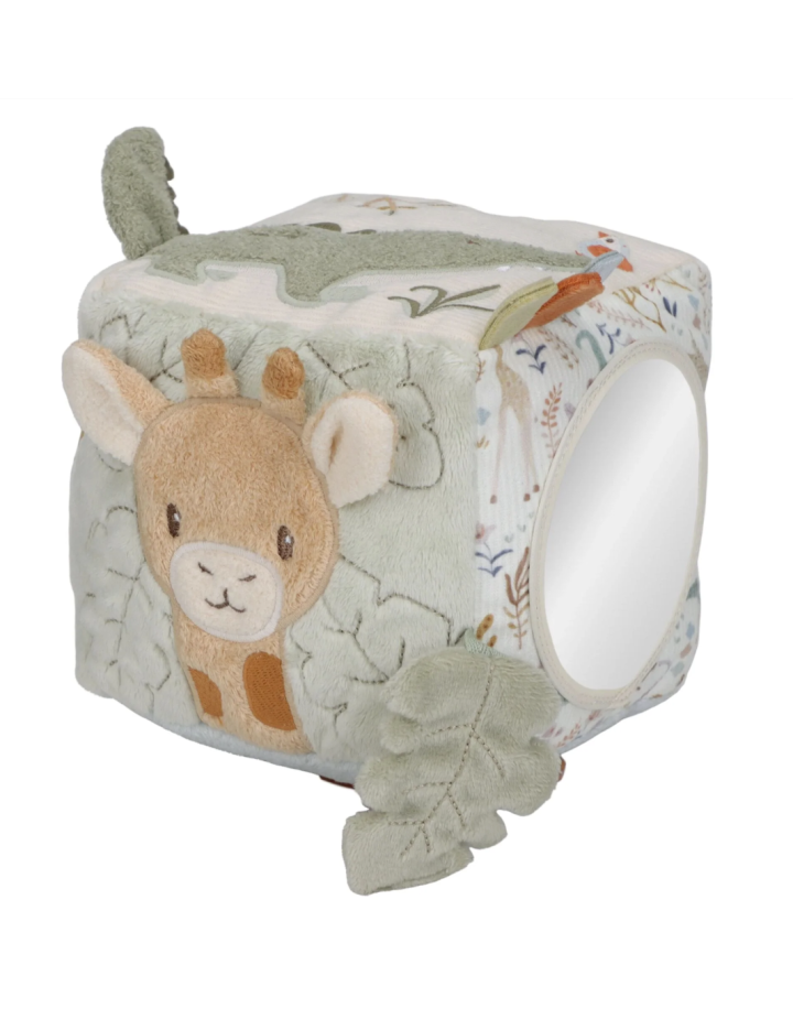 Cube d'activités Little Dutch – Jouet d'éveil bébé en tissu