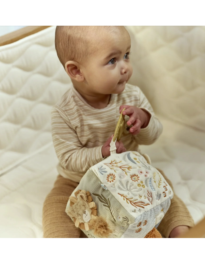 Cube d'activités Little Dutch – Jouet d'éveil bébé en tissu