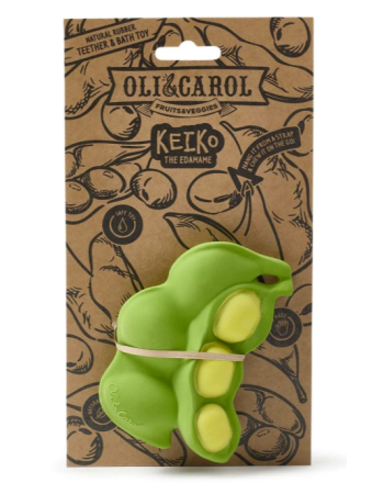 Anneau de dentition Keiko l'Edamame Oli & Carol – Caoutchouc naturel