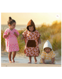 Poncho de bain à capuche Bananes 3-5 ans BB&Co – Bambou & gaze de coton