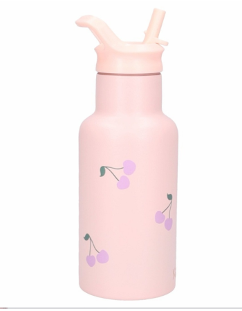Gourde Nostalgia cerises 350 ml Kidzroom enfant