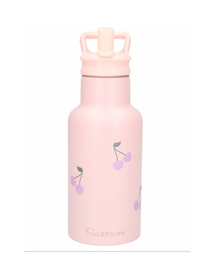 Gourde Nostalgia cerises 350 ml Kidzroom enfant