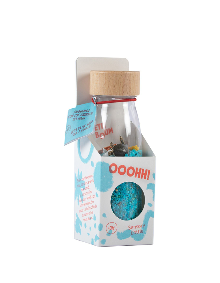 Bouteille Sensorielle Spy Mer Petit Boum | Jouet d'Éveil Montessori
