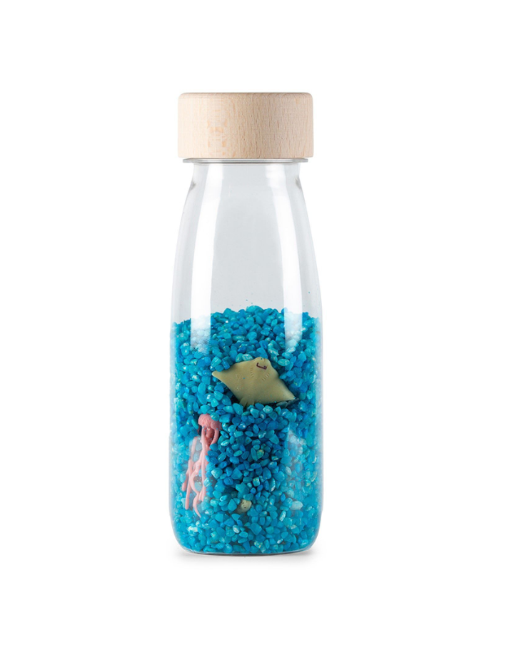 Bouteille Sensorielle Spy Mer Petit Boum | Jouet d'Éveil Montessori