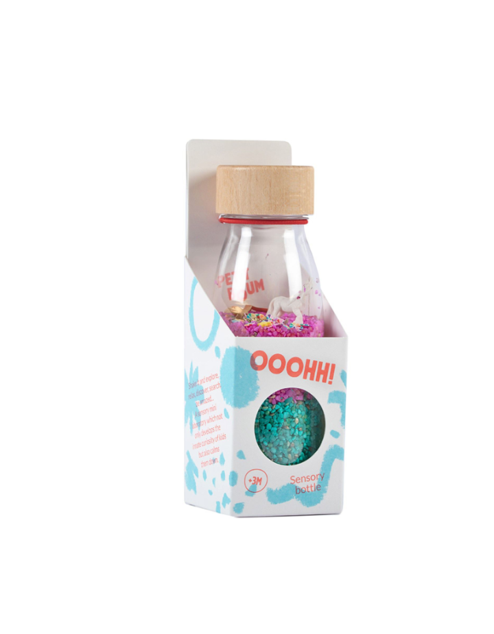 Bouteille Sensorielle Sound Licorne Petit Boum | Jouet d'Éveil dès 3 Mois