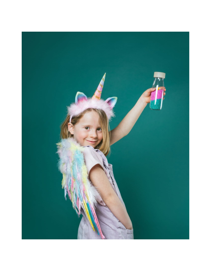Bouteille Sensorielle Sound Licorne Petit Boum | Jouet d'Éveil dès 3 Mois