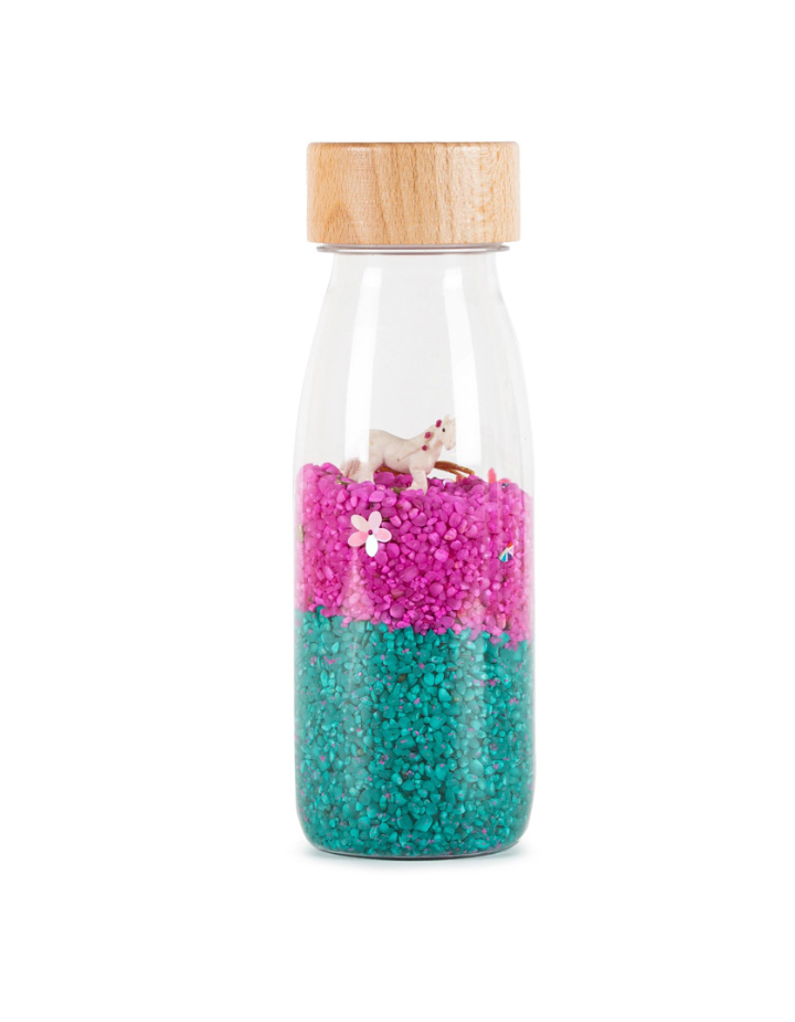Bouteille Sensorielle Sound Licorne Petit Boum | Jouet d'Éveil dès 3 Mois