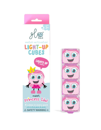 Glo Pals Ida Cubes Sensoriels Lumineux | Jouet d'Éveil Aquatique