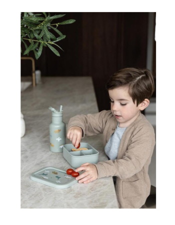 Gourde Enfant 350 ml Small Talk Vert Kidzroom | École & Sorties