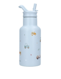 Gourde Enfant 350 ml Véhicules Bleu Kidzroom | Gourde Isotherme École