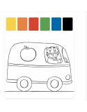 Peinture Palette Magique Les Popipop Moulin Roty | Activité Créative Dès 3 Ans
