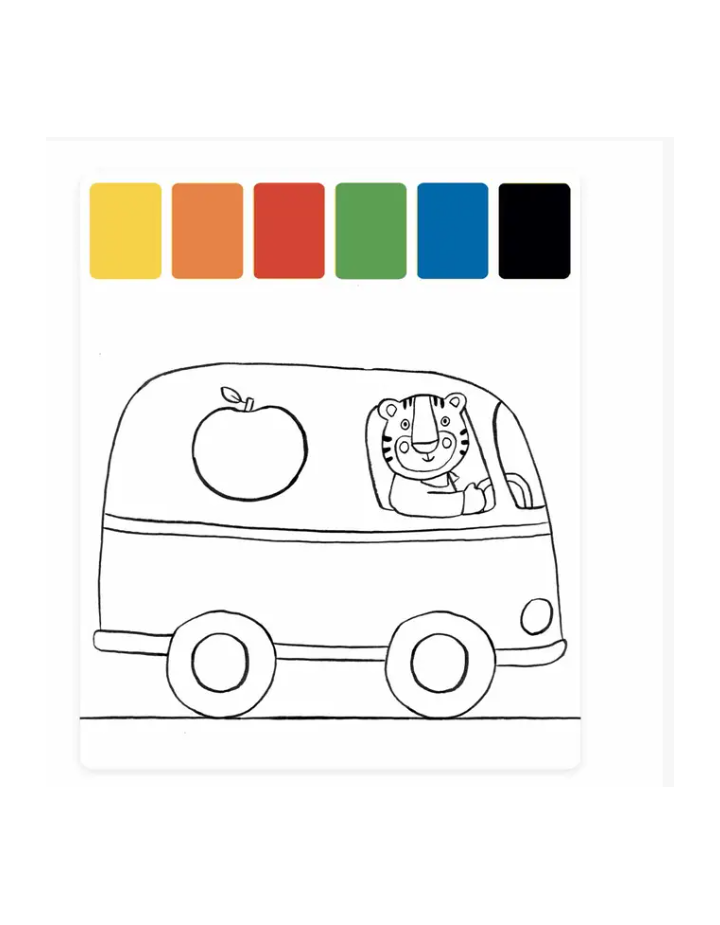 Peinture Palette Magique Les Popipop Moulin Roty | Activité Créative Dès 3 Ans