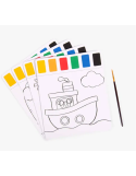 Peinture Palette Magique Les Popipop Moulin Roty | Activité Créative Dès 3 Ans