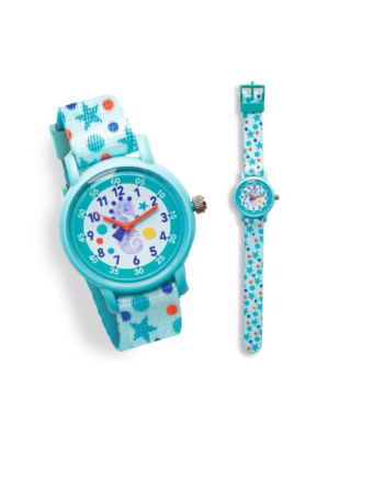 Montre Enfant Océan Ticlock Djeco | Montre d'Apprentissage