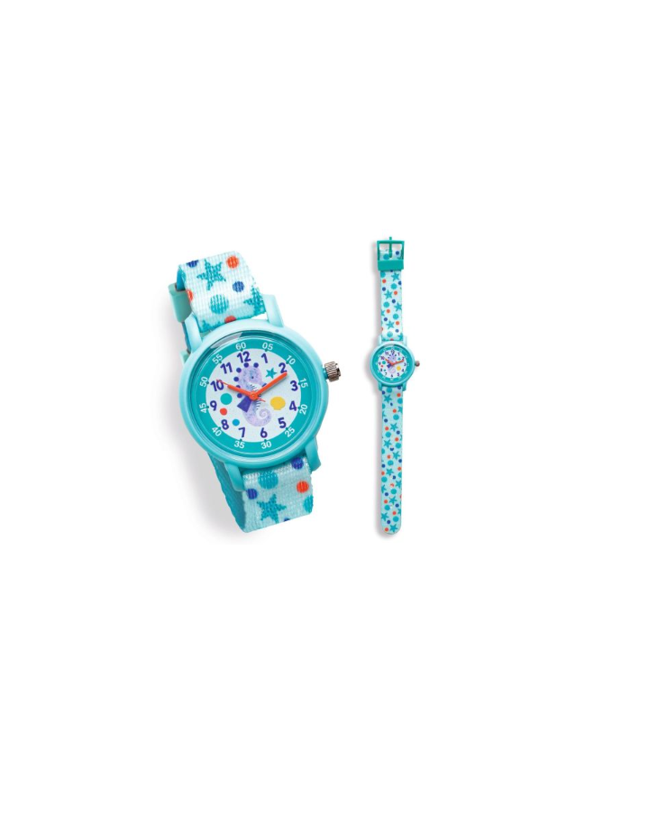 Montre Enfant Océan Ticlock Djeco | Montre d'Apprentissage