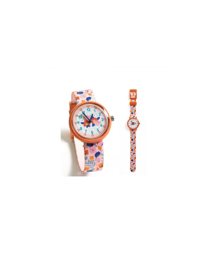 Montre Enfant Fleurs Ticlock Djeco | Montre d'Apprentissage
