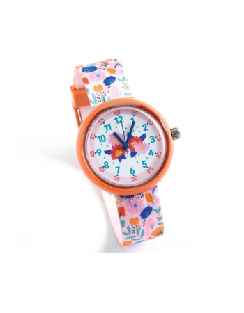Montre Enfant Fleurs Ticlock Djeco | Montre d'Apprentissage