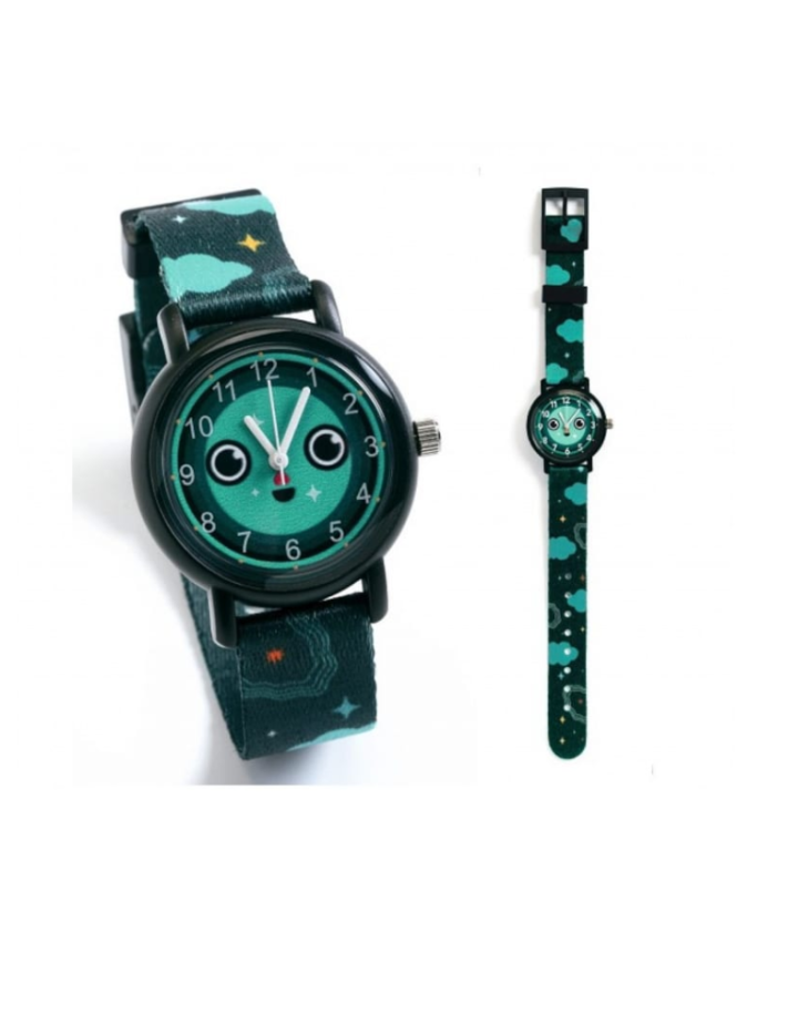 Montre Enfant Night Ticlock Djeco | Montre Pédagogique Antichoc