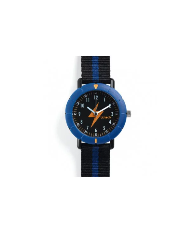 Montre Enfant Sport Flash Blue Djeco | Montre Sportive Étanche