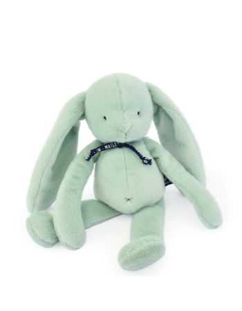 Lapin Méloé Vert Sauge Maïlou Tradition | Peluche Fabriquée en France