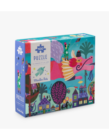Puzzle 100 Pièces Animaux Moulin Roty | Dès 5 Ans