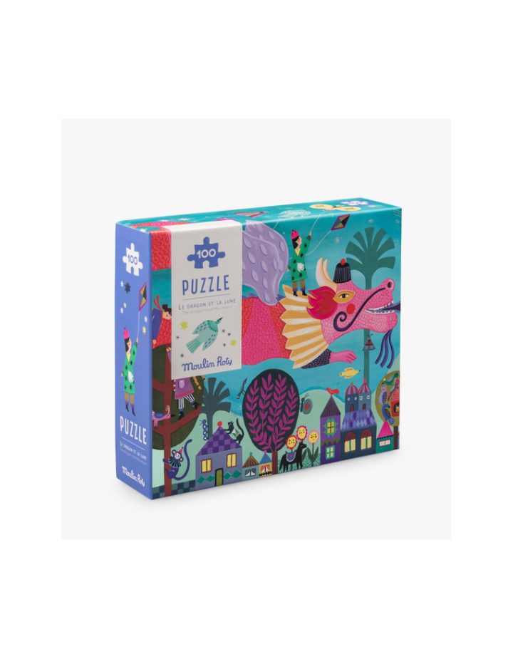 Puzzle 100 Pièces Animaux Moulin Roty | Dès 5 Ans