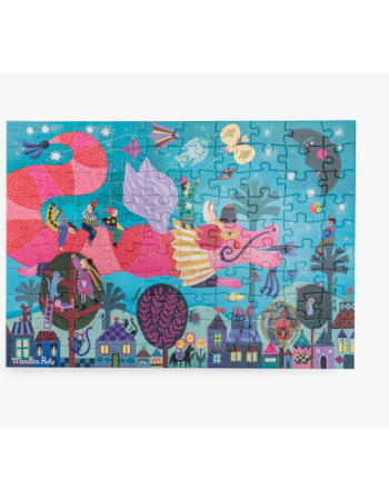 Puzzle 100 Pièces Animaux Moulin Roty | Dès 5 Ans
