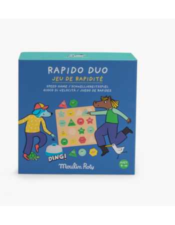 Jeu Rapido Duo Les Loufoques Moulin Roty | Jeu d'Observation Dès 4 Ans