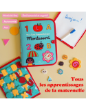 Livre d'Activités Montessori en Feutrine | Marcel et Joachim