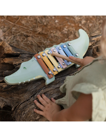 Xylophone Crocodile Safari Friends Little Dutch | Dès 12 Mois