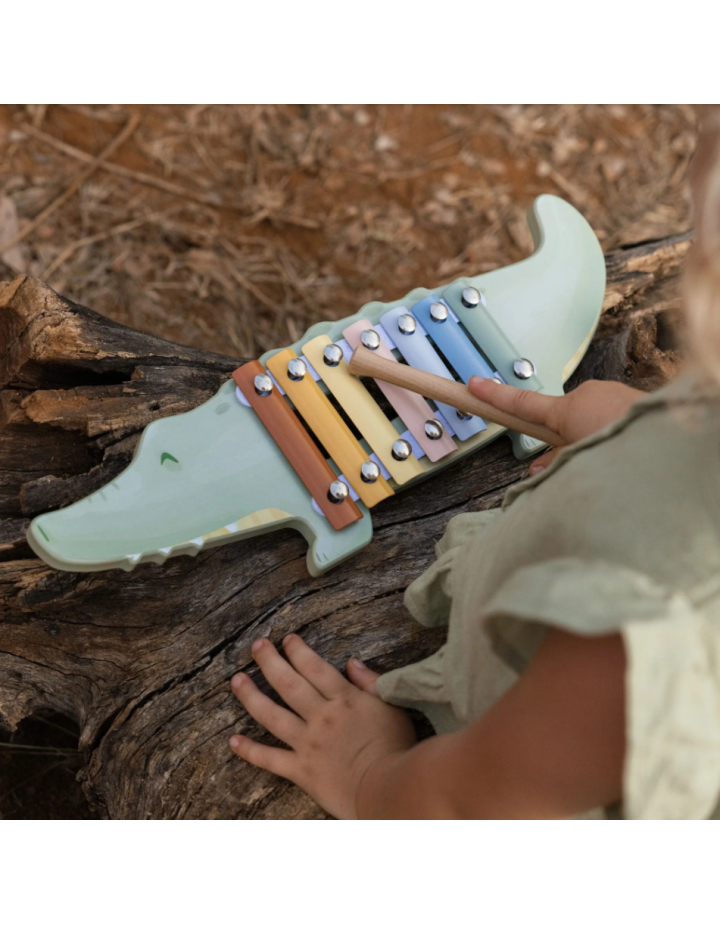 Xylophone Crocodile Safari Friends Little Dutch | Dès 12 Mois