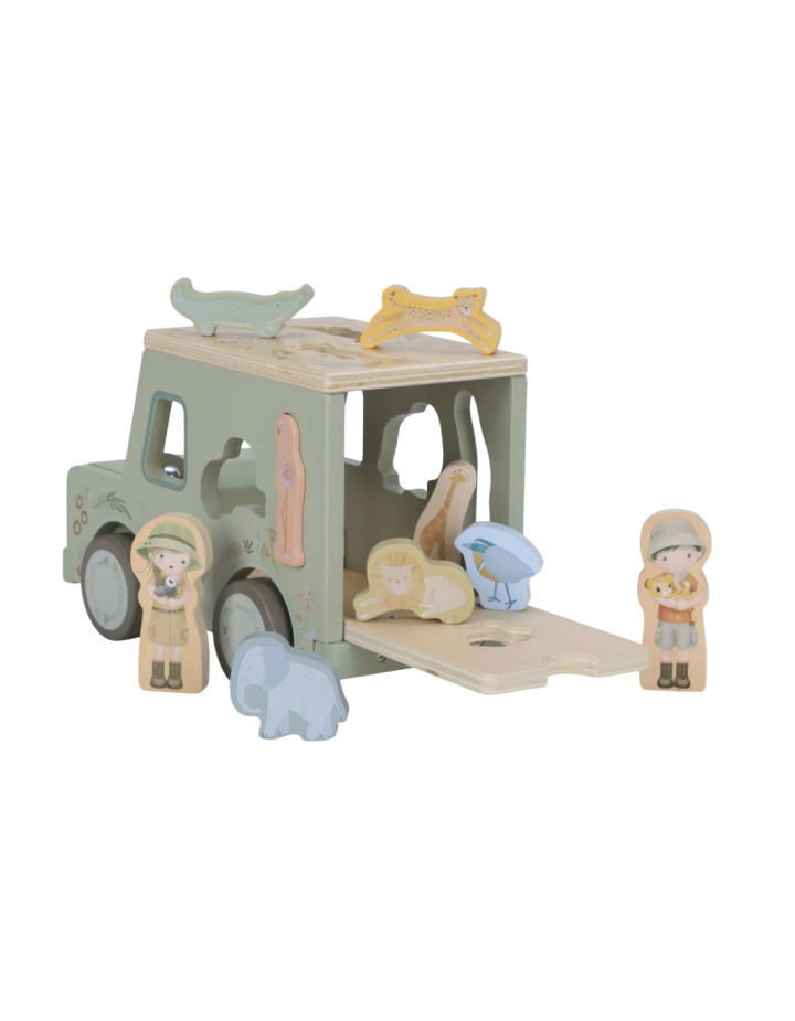 Boîte à Formes Safari Verte Little Dutch | Dès 18 Mois