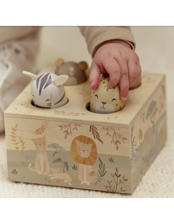 Pop-Up en Bois Vert Safari Little Dutch | Dès 12 Mois