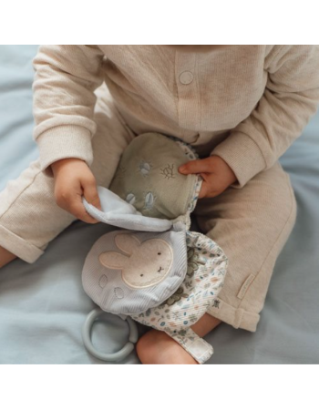 Livre de Poussette Miffy Bleu Lucky Leaves | Little Dutch